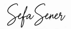 Handgeschriebener Schriftzug ‘Sefa Sener’ für Personal-Branding von Quint Media